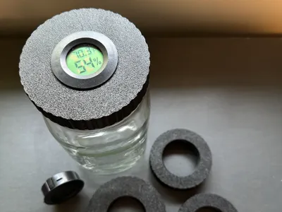 Mason Jar Lids for Hygrometer