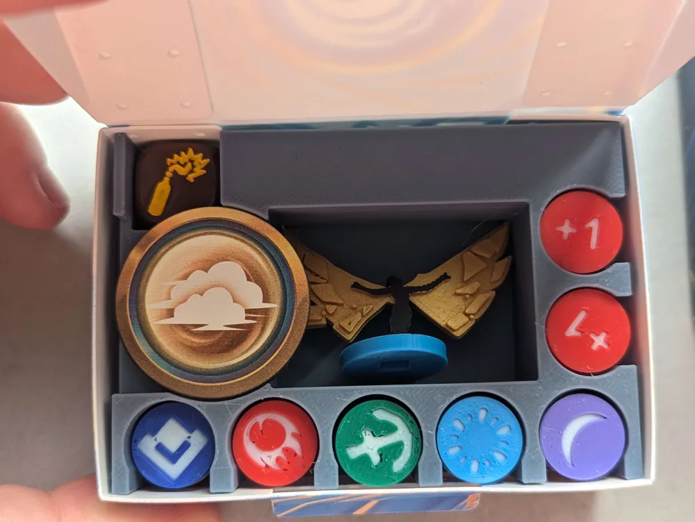 Storage for altered token box with tokens - Free 3D Print Model ...