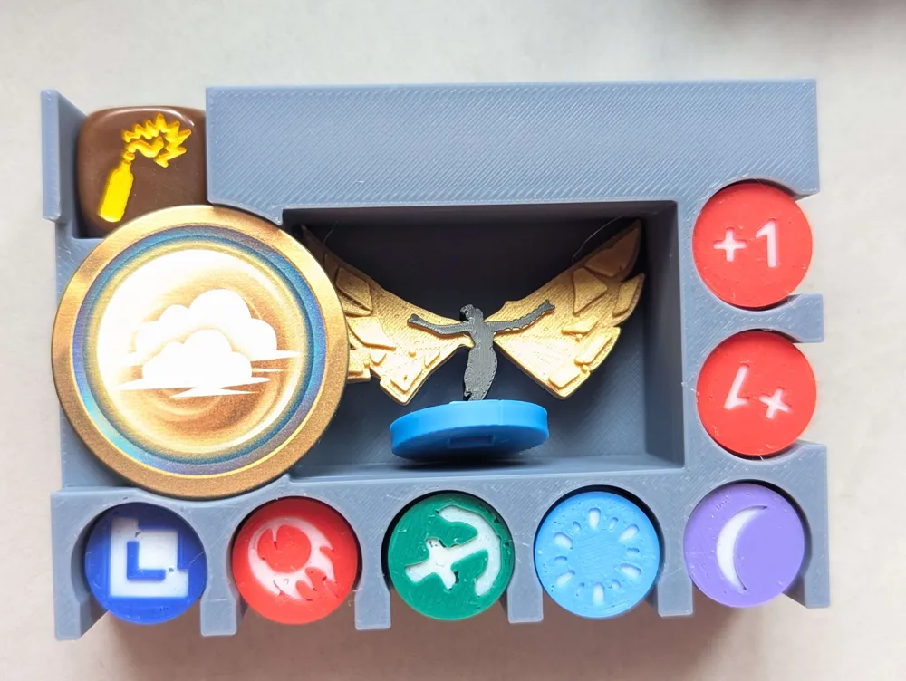 Storage for altered token box with tokens - Free 3D Print Model ...