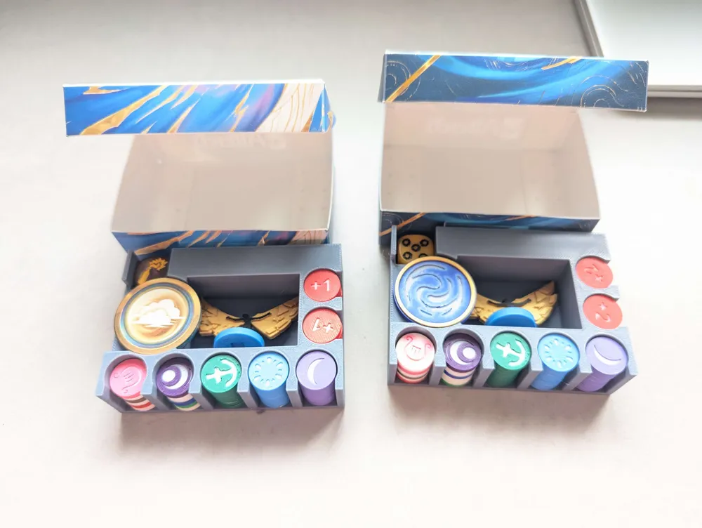Storage for altered token box with tokens - Free 3D Print Model ...