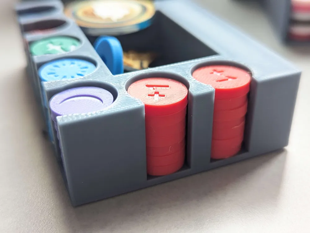 Storage for altered token box with tokens - Free 3D Print Model ...