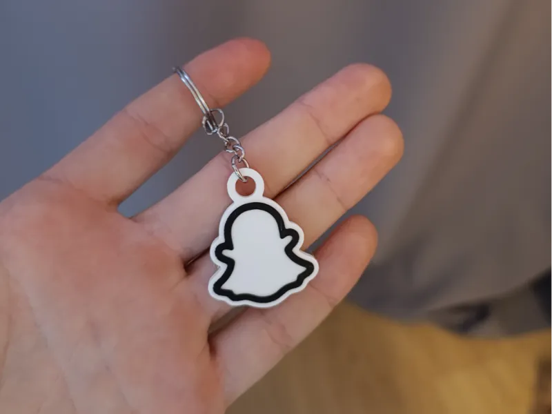 Snapchat Keychain