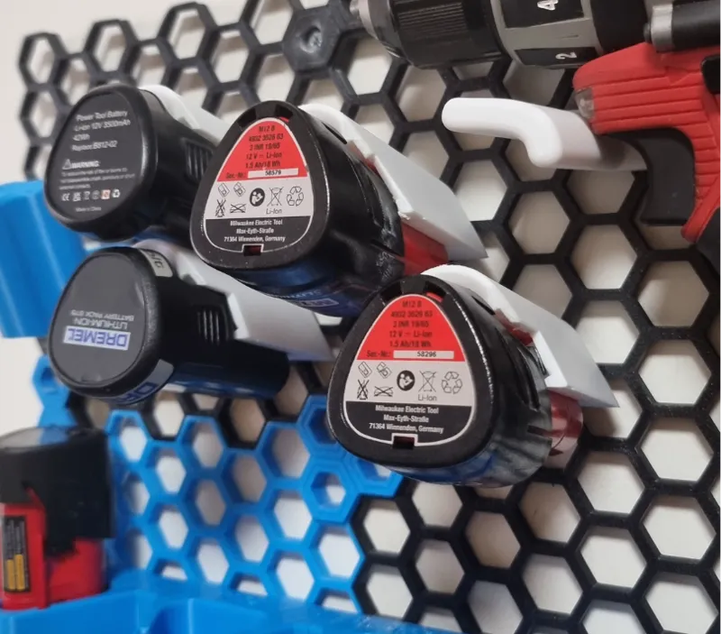 12V Battery HSW holder. Angled and lower profile
