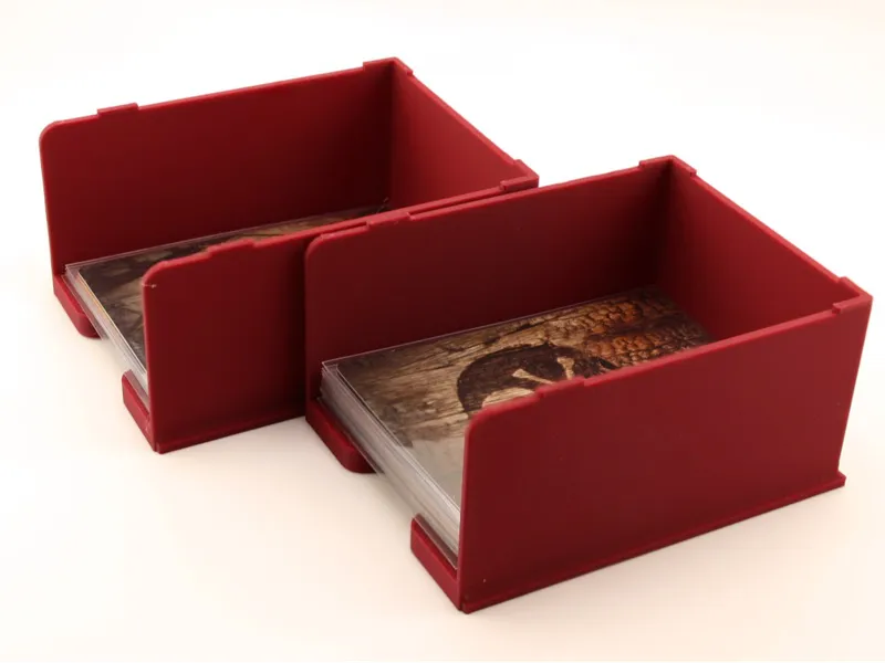 Stackable card box 