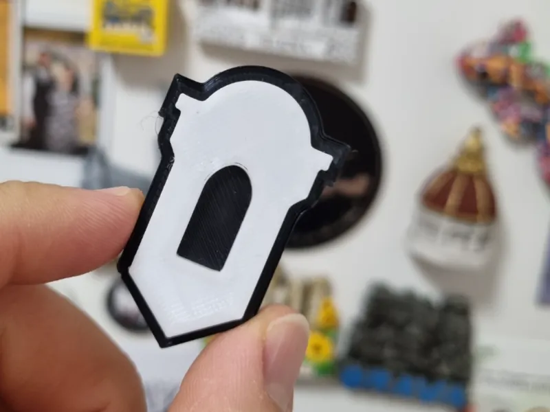 Skyrim inspired magnet - Dwarven Ruins