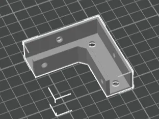 Gabarit d'angle pour menuiserie