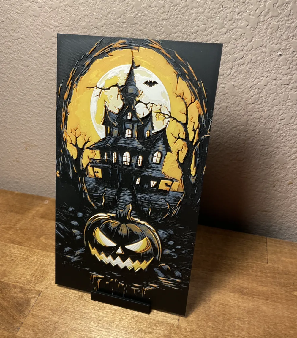 Hueforge - Halloween - Spooky House