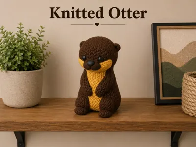 Knitted Otter