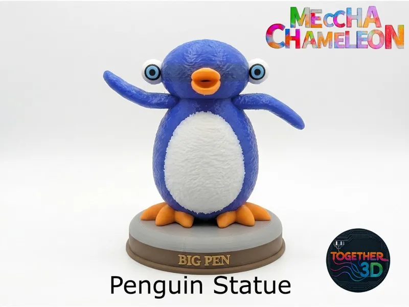 Penguin Statue from Meccha Chameleon