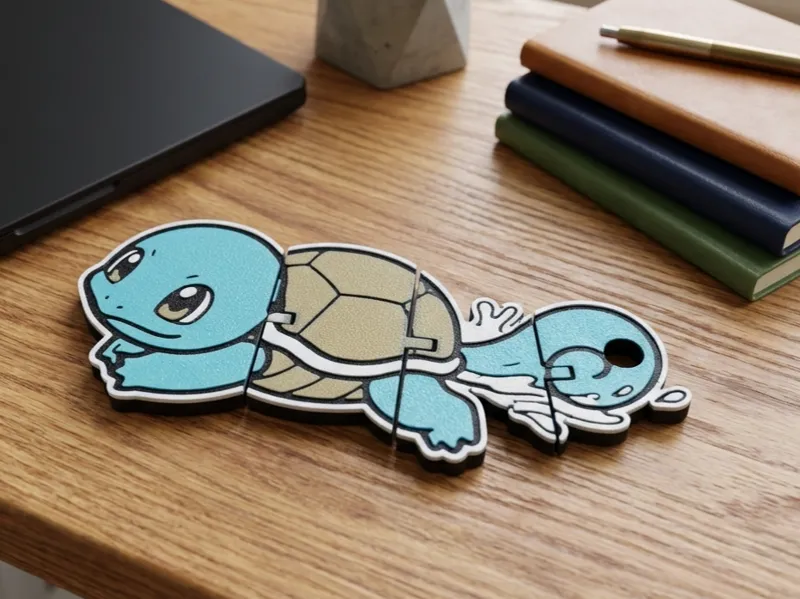 squirtle flexi keychain