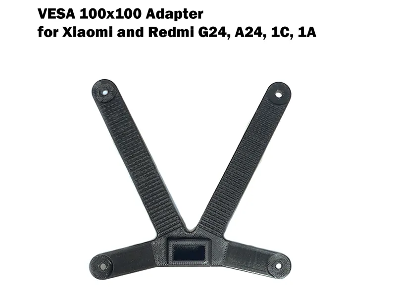 VESA 100 adapter for Xiaomi Redmi G24, A24, 1C, 1A