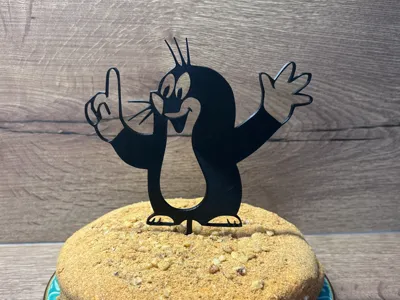 Krtecek zapich na dort/The Little Mole cake topper