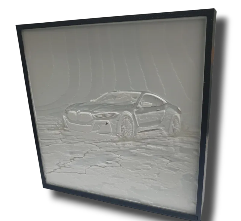 lithophane Rahmen für 156x156x2,5