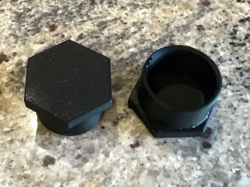 TIG Rod Storage Tube BOTTOM Cap - 1.25” PVC
