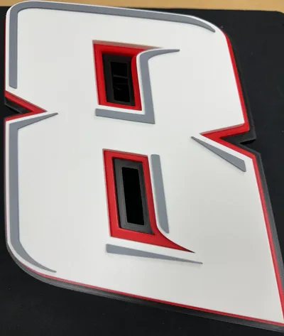 RCR Number 8 Wall Art