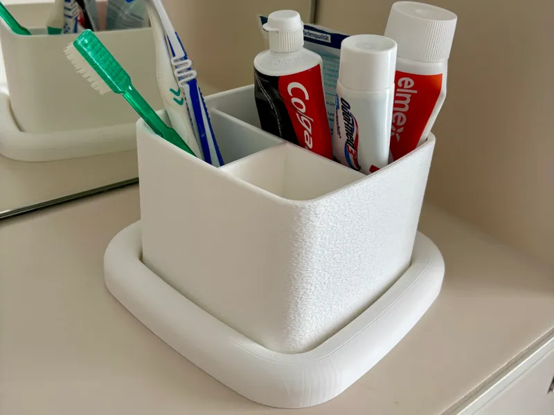 toothbrush toothpaste organizer bathroom