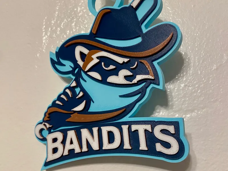Bandits Baseball Hype Chain Pendant