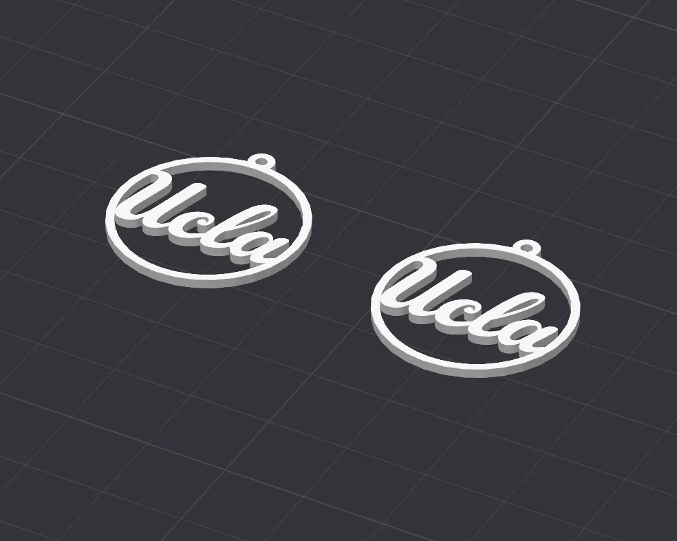 UCLA Earrings (Small Size) view 3