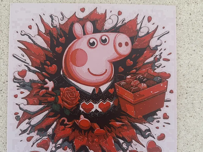 Peppa Pig Hueforge