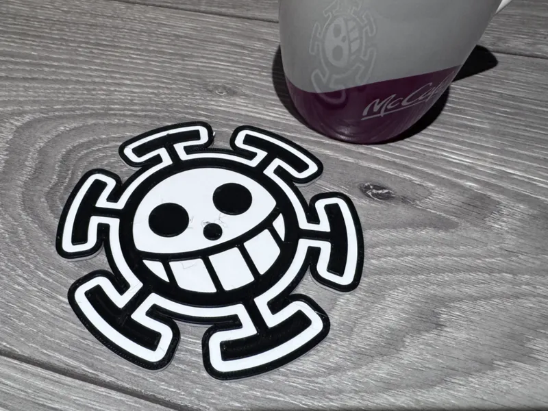 Trafalgar D One Piece Jolly Roger coaster