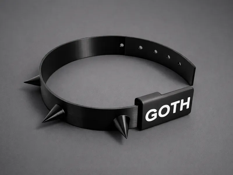 Spiked Goth Choker