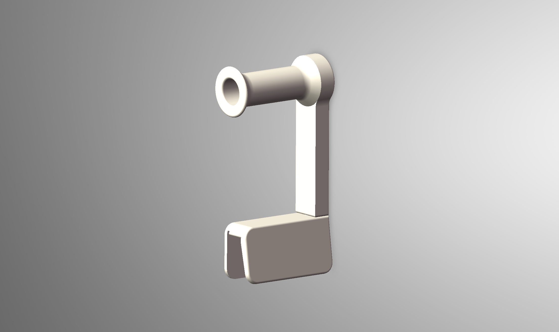Miniatura 2 do modelo 3D P2S X2D 左侧顶部TPU料盘旋转支架