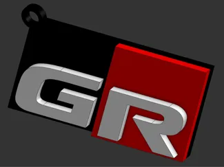 Gazoo Racing Keychain (GR Toyota)
