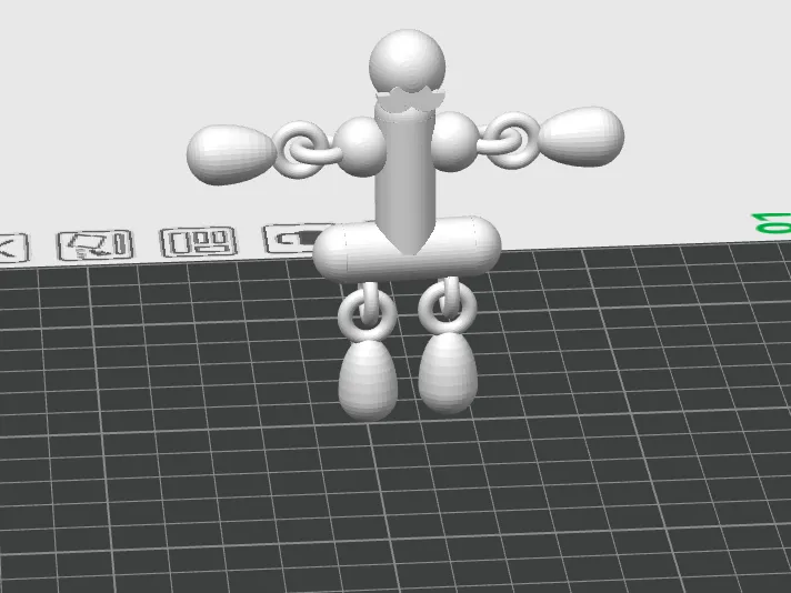 Flexi Schnurbart Man