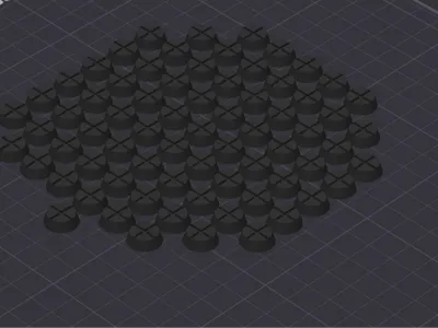 Rubber pad/foot 12.5mm