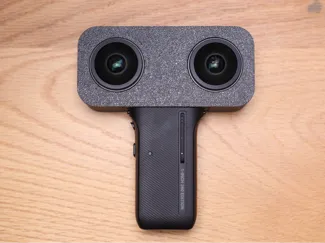 insta360 one rs 1英寸全景相机改VR180空间视频相机魔改外壳