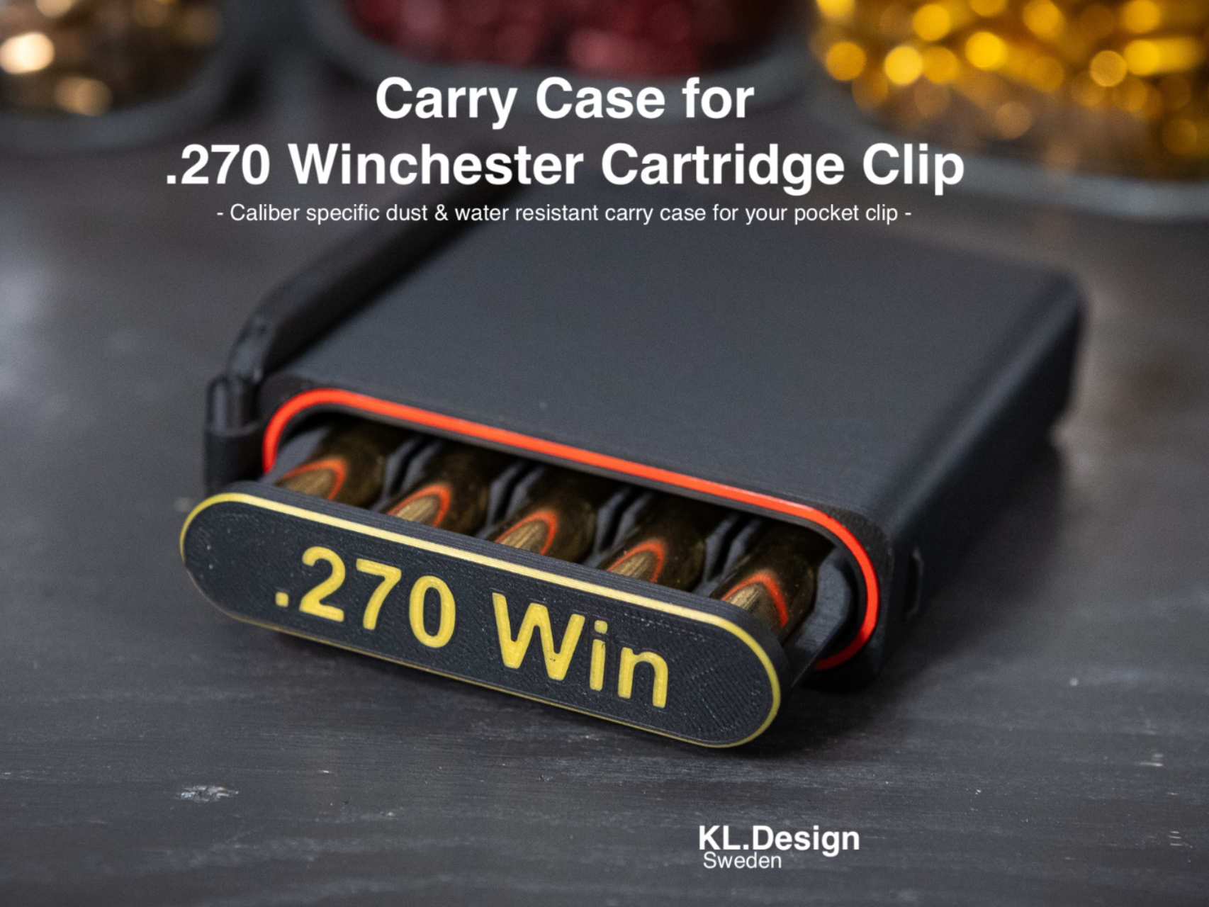 Carry Case .270 Winchester Cartridge Clip