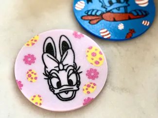 Daisy Duck Easter Coaster