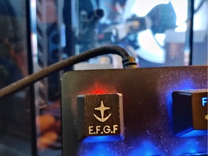 Gundam Earth Federation Ground Force Key Cap 