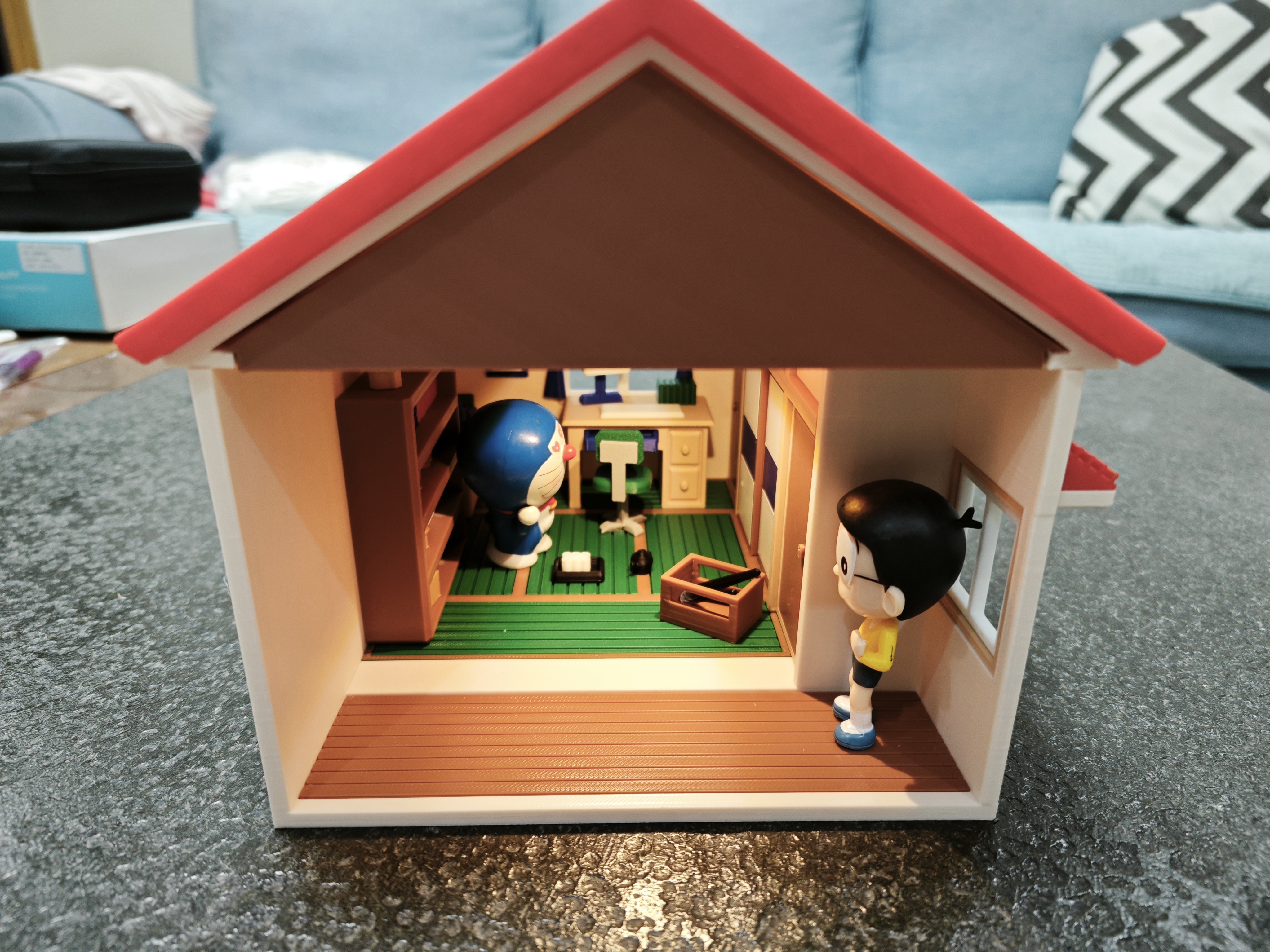 Miniatura 4 do modelo 3D 动漫小屋-哆啦A梦（超大比例）