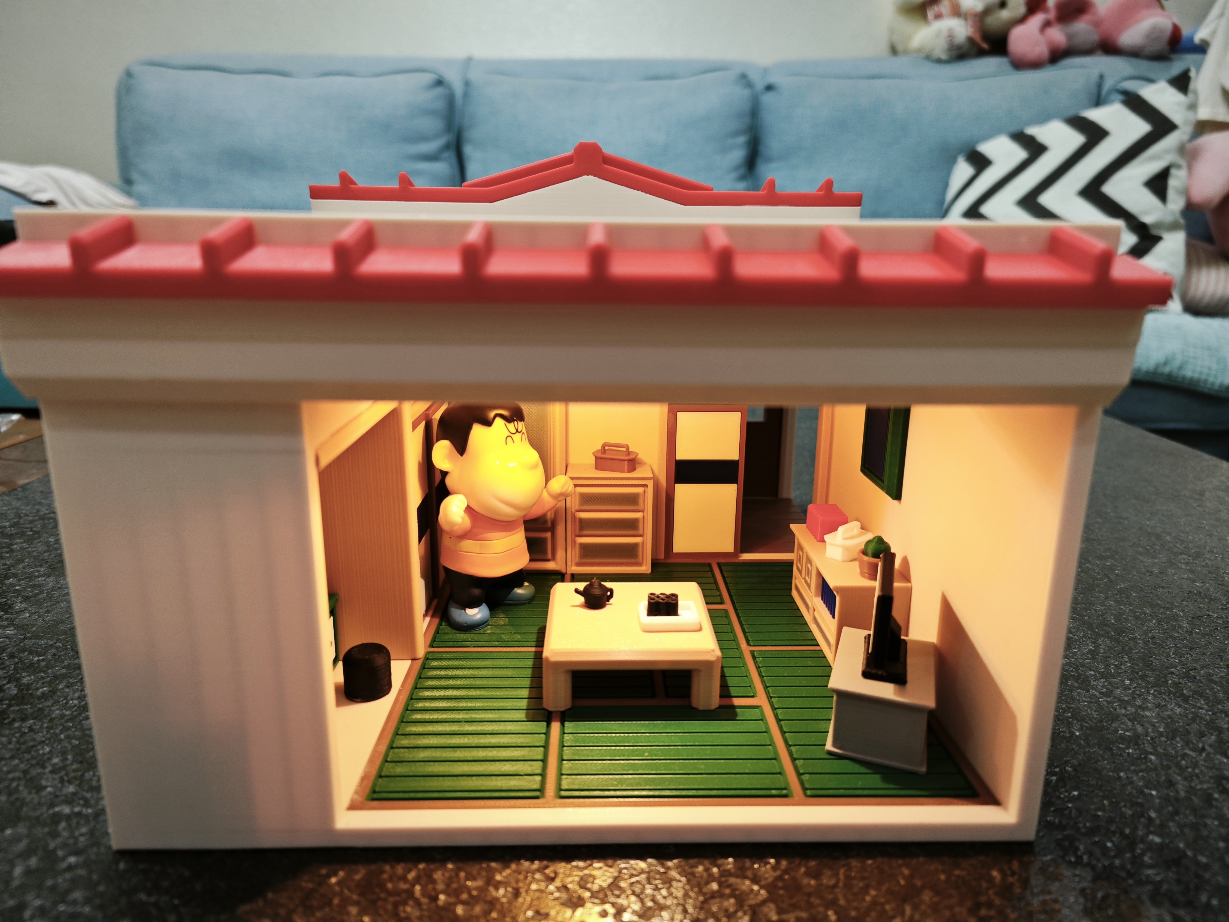 Miniatura 5 do modelo 3D 动漫小屋-哆啦A梦（超大比例）