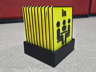 Desk Sign Organizer