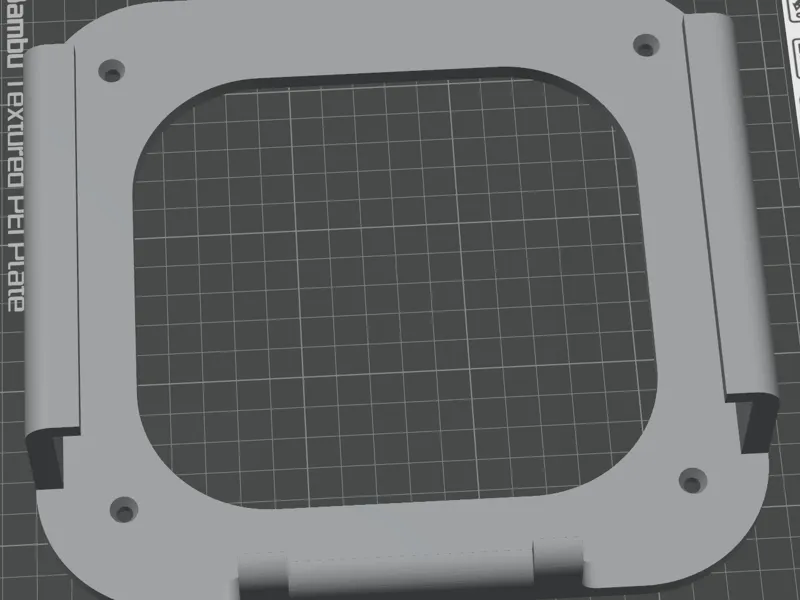 Mac Mini Wall Holder with Screw Holes