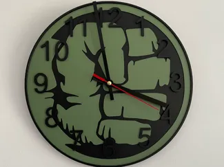 Hulk Fist Wall Clock