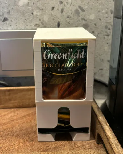 Tea Bag Organizer with Lid - Optimized Remix