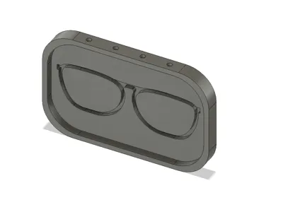 magnetic glasses holder