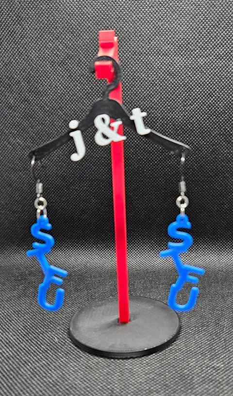 Shut the F*** up - earrings STFU view 2