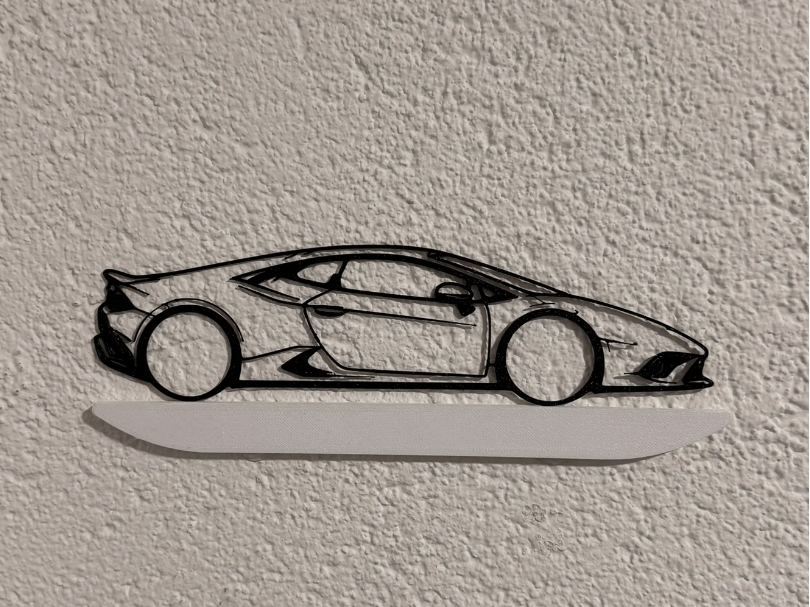 Lamborghini Huracan Evo wallart car