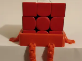 The Cube Buddy: Articulated Sitting Stand