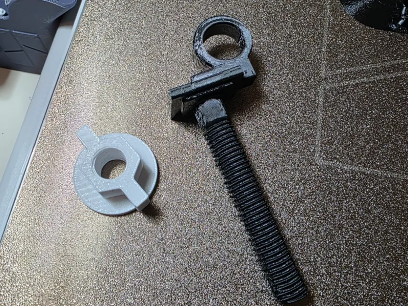 Toilet Seat Screw with Ring