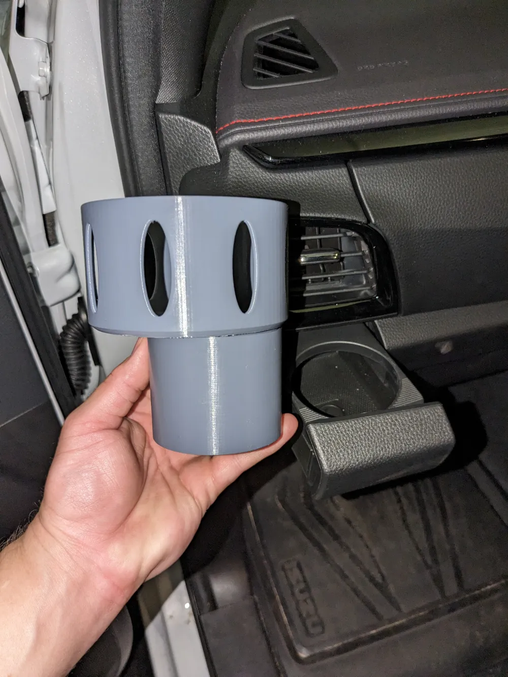 1L Frank Green Bottle offset cupholder adaptor/expander by CHURCHY