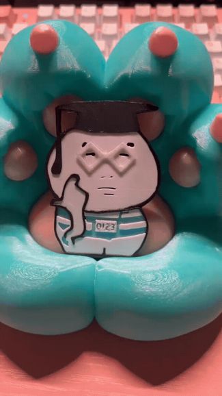 机智的钥匙扣冰箱贴Clever keychain refrigerator magnet