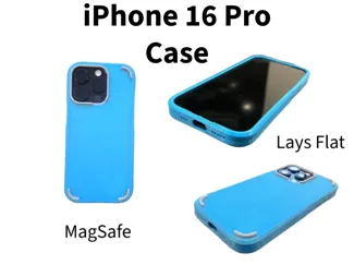 iPhone 16 Pro Case MagSafe Lays Flat (No Supports)