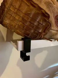 Crochet raccourci pour etagere IKEA Mosslanda — photo 2