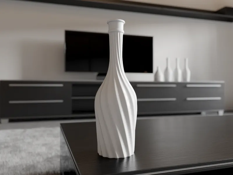 Twisted Spiral Vase – Modern Decor