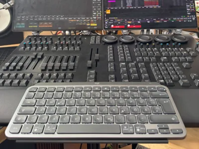 GrandMA3 Command Wing Keyboard Mount MX Keys Mini